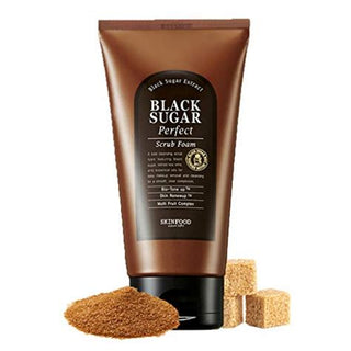 SKINFOOD BLACK SUGAR PERFECT SCRUB FOAM 6.4 oz