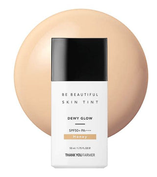 THANK YOU FARMER Be Beautiful Skin Tint  –– Honey –– 1.69 oz