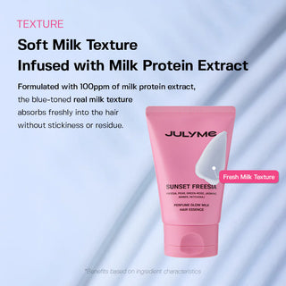JULYME Sunset Freesia Perfume Glow Milk Hair Essence 2.7oz (80ml)