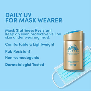 ANESSA Perfect UV Sunscreen Skincare Milk A SPF50+ PA++++ 2 oz ( 60 ml)