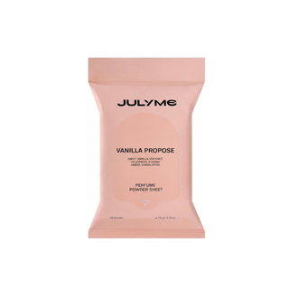 JULYME Vanilla Propose Powder Deodorant Wipes (20 Sheets)
