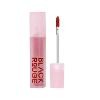 Black Rouge Muddish Cushion Velvet - Luxurious Velvet Lip Tint MV03 Apple Ade 4g