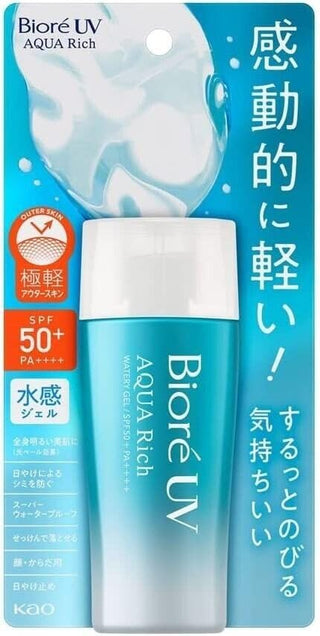 Biore UV Aqua Rich Watery Gel SPF50+ PA++++ 2.36 oz