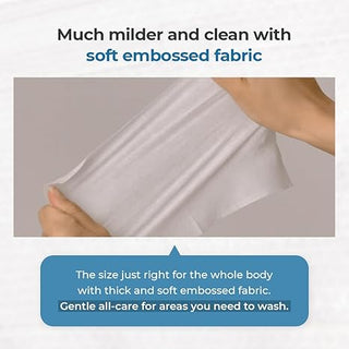 JULYME Powder Deodorant Body Wipes – White Soap Musk (20 Sheets, 116g)