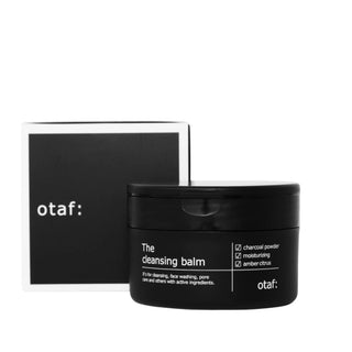 otaf Japanese Cleansing Balm Black - 5-in-1 Pore Care with Charcoal 80g
