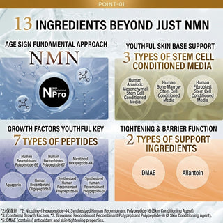 YOANDO NMN Serum for PRO – Liposomal Anti-Aging Face Serum with Peptides & Stem Cell Conditioned Media, 30ml