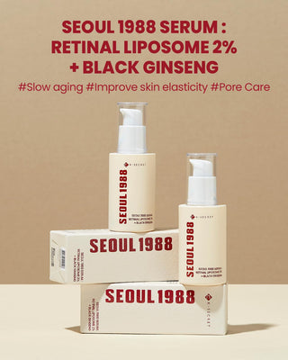 KSECRET | SEOUL 1988 Serum : Retinal Liposome 2% + Black Gingeng, 30ml/1.01fl.oz | 58