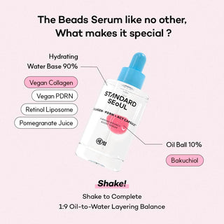 STANDARD SEOUL Vegan PDRN Firming Bouncy Boost Serum 1.01 oz (30ml)