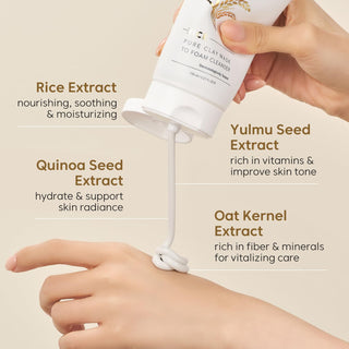 THANK YOU FARMER Rice Pure Clay Mask to Foam Cleanser 5.07 oz