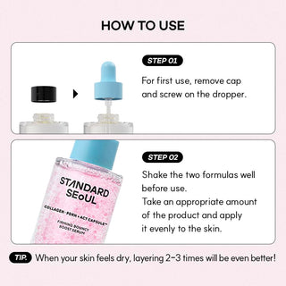 STANDARD SEOUL Vegan PDRN Firming Bouncy Boost Serum 1.01 oz (30ml)