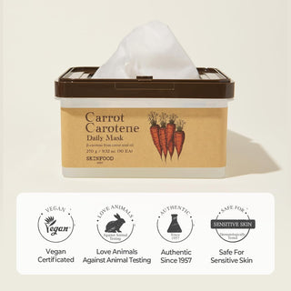 SKINFOOD CARROT CAROTENE DAILY MASK 9.52 oz