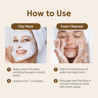 THANK YOU FARMER Rice Pure Clay Mask to Foam Cleanser 5.07 oz