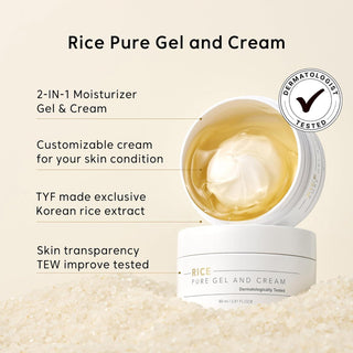 Rice Pure Gel and Cream 2.81 fl.oz (80ml) - EZByourself