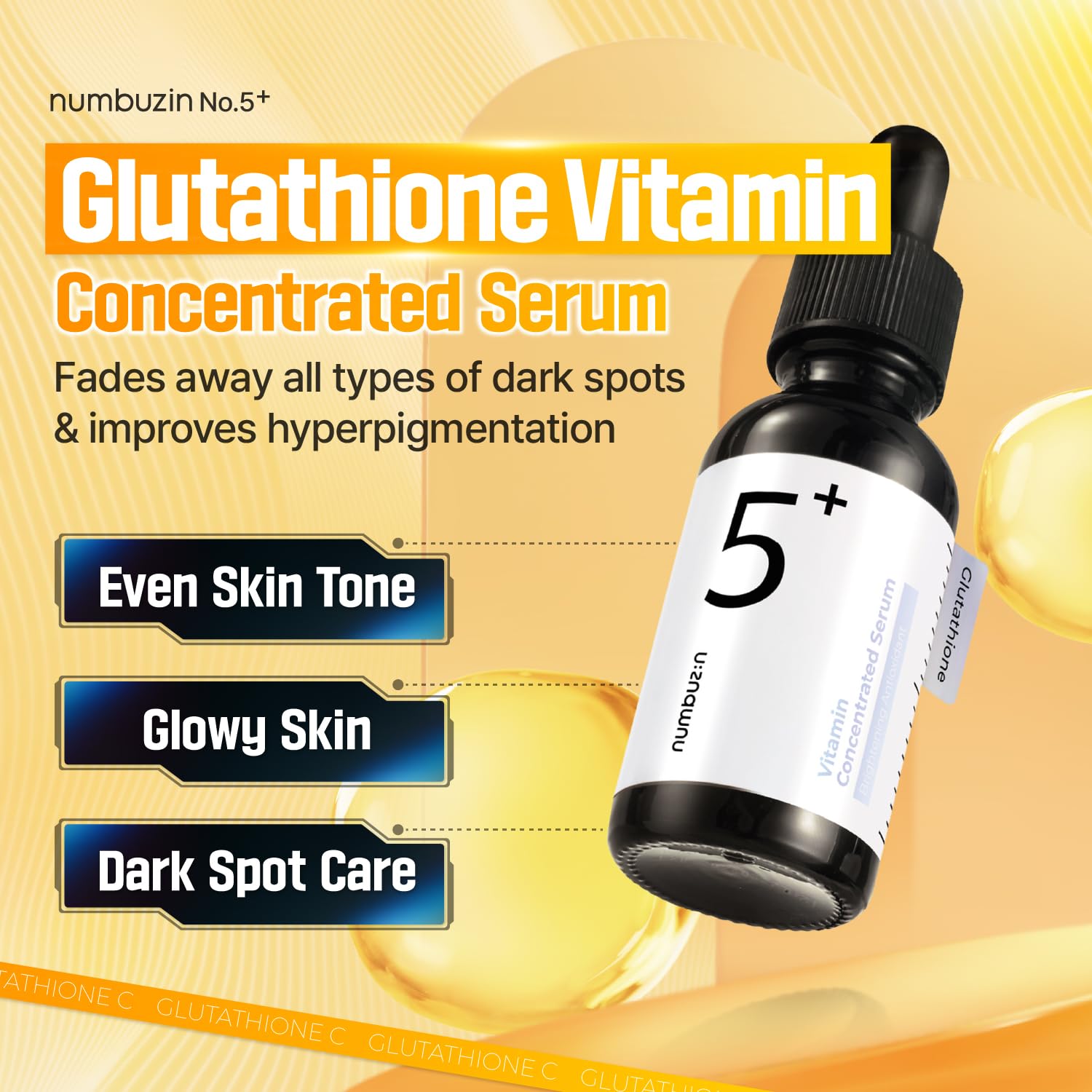 numbuzin no 5 glutathione vitamin concentrated face serum Numbuzin