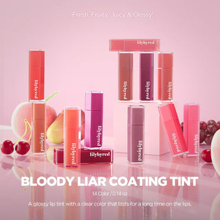 LILYBYRED Bloody Liar Coating Tint –– #02 Sentimental Lychee ––  1.59 oz