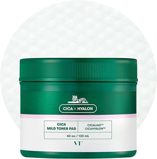 VT COSMETICS CICA Mild Toner Pad (60 Pads)
