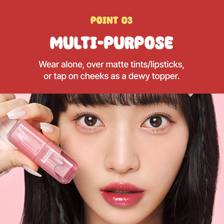 Black Rouge Glow Bokki Tint 0.15 oz (4.5 g) - GB01 Pepper Red