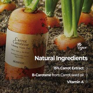 SKINFOOD CARROT CAROTENE CALMING WATER PAD 8.81 oz