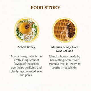 SKINFOOD HONEY SUGAR FOOD MASK 3.52 oz