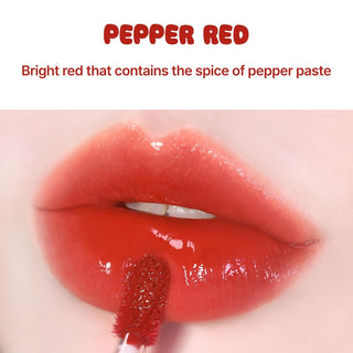 Black Rouge Glow Bokki Tint 0.15 oz (4.5 g) - GB01 Pepper Red