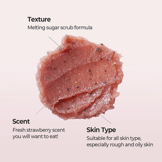 SKINFOOD BLACK SUGAR STRAWBERRY MASK WASH OFF 3.52 oz