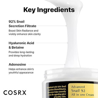 Snail Mucin 92% Face Moisturizer, 3.52 Oz (100 g )