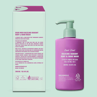 DEAR DOER Dazzling Radiant Body & Hand Wash 10.14 oz