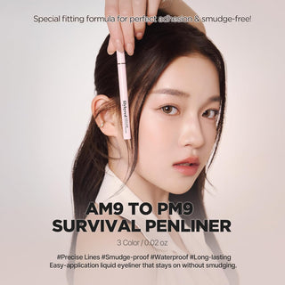 LILYBYRED Am9 to Pm9 Survival Penliner –– 01 #Matt Black –– 0.71 oz
