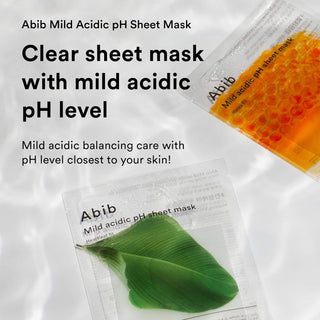 Mild acidic pH sheet mask Heartleaf Fit 30ml (5pcs)