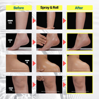 Bath & Glow Mandarin Peeling Water - Gentle Exfoliating Face & Body Spray with French Onsen Water - 9.46 fl oz (280ml)