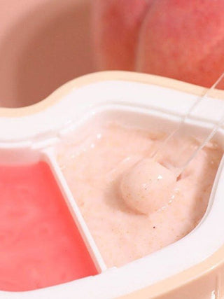 Peach Duoduo Lip Scrub & Lip Oil Duo - Cream Formula 1.5 oz (44g)