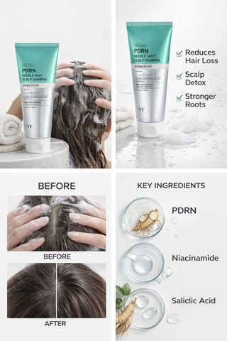 PDRN Stop Hair Loss & Strengthen Your Hair from the Root with Advanced Scalp- Repair Technology