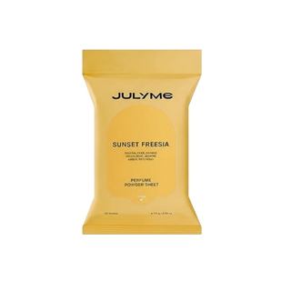 JULYME Powder Deodorant Body Wipes – Sunset Freesia (20 Sheets, 116g)