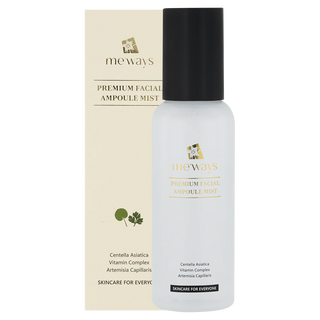 me'ways Premium Facial Ampoule Mist - Korean Glass Skin Hydrating Spray  3.38 fl oz (100ml)