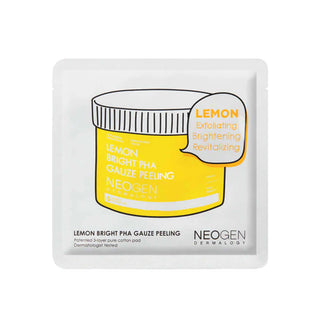 Neogen Dermalogy Lemon Bright PHA Gauze Peeling - Exfoliating Peeling Pads