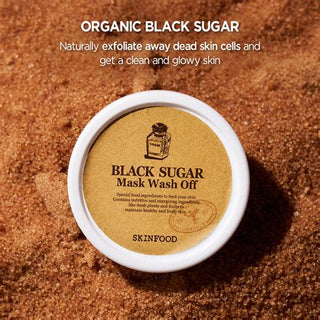 SKINFOOD BLACK SUGAR MASK WASH OFF 3.52 oz