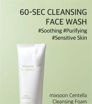 mixsoon Centella Cleansing Foam 5.07 oz