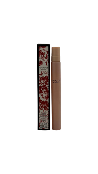 Gucci Bloom Eau de Parfum | Luxury White Floral Fragrance with Tuberose & Jasmine | 0.33 oz Travel Spray