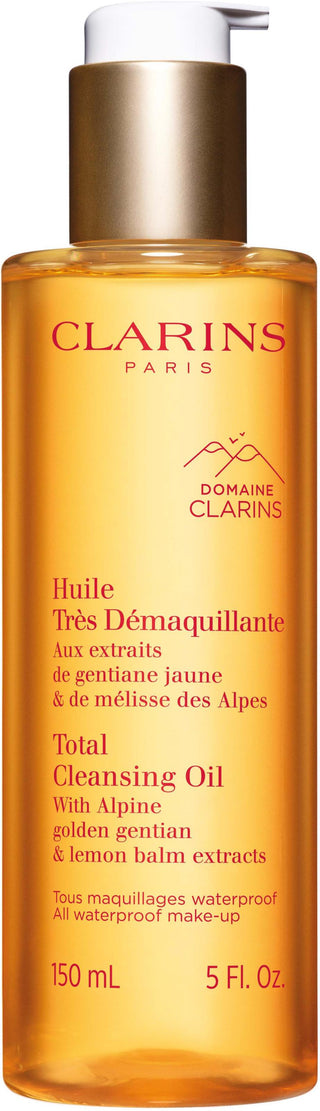 Clarins Total Cleansing Oil With Alpine Golden Gentian And Lemon Balm Extracts