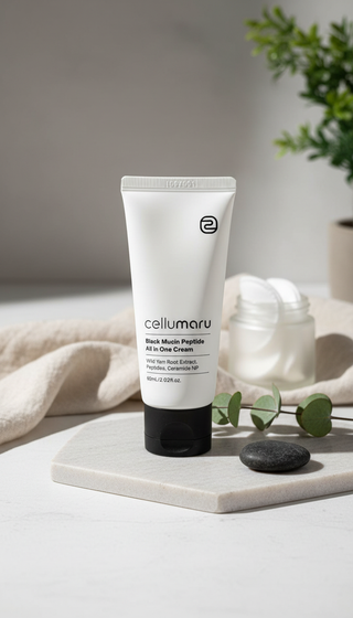 Lifestyle product photo with luxury spa setting