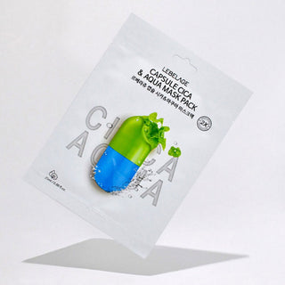 Cica and Aqua Capsule Mask Pack Set 0.88 fl  oz (25ml)