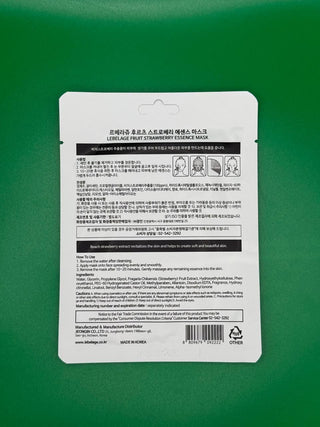 LEBELAGE Fruit Strawberry Essence Mask 0.84 oz