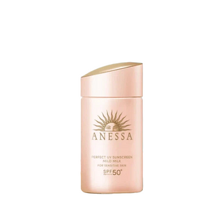 Anessa Perfect UV Sunscreen Skincare Milk SPF 50+ PA++++ 2 fl oz (60 ml)