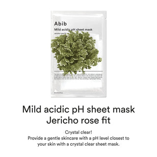 Mild Acidic pH Sheet Skincare Masks Jericho Rose Fit 10pc