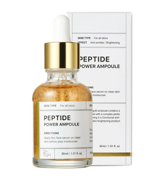 B.O.M Peptide Power Ampoule - Anti-Wrinkle & Brightening Serum  1.01 fl oz (30ml)