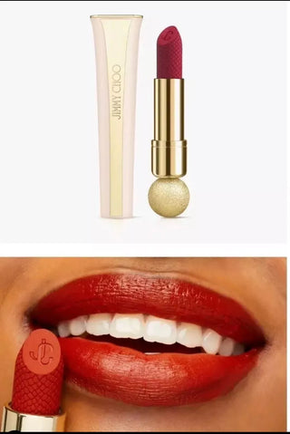 Jimmy Choo Seduction Colletion Matte Lipstick Red carpet